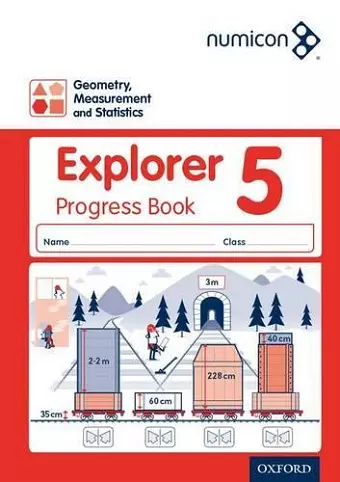 Numicon: Geometry Measurement and Statistics 5 Explorer Progress Book cover