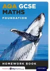 AQA GCSE Maths Foundation Homework Book cover