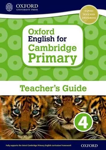 Oxford English for Cambridge Primary Teacher Book 4 cover