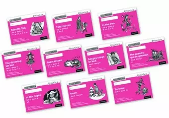 Read Write Inc. Phonics: Pink Set 3 Core Black & White Storybooks (Mixed Pack of 10) cover