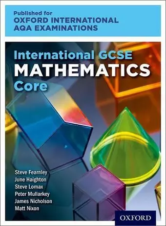 OxfordAQA International GCSE Mathematics Core (9260) cover