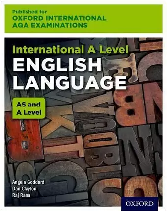 OxfordAQA International A-level English Language (9670) cover