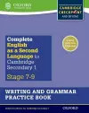 Complete English as a Second Language for Cambridge Lower Secondary Writing and Grammar Practice Book cover