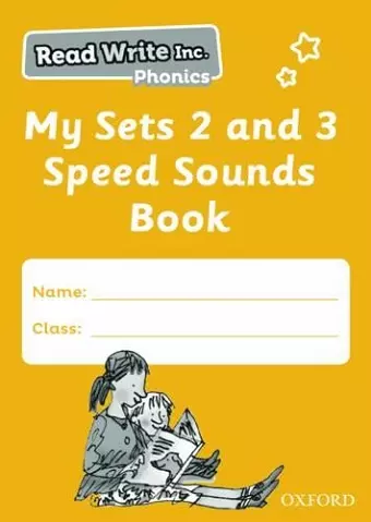 Read Write Inc. Phonics: My Sets 2 and 3 Speed Sounds Book (Pack of 5) cover