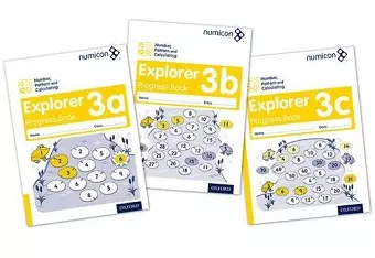 Numicon: Number, Pattern and Calculating 3 Explorer Progress Books ABC (Mixed pack) cover