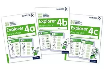 Numicon: Number, Pattern and Calculating 4 Explorer Progress Books ABC (Mixed pack) cover