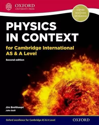 Physics in Context for Cambridge International AS & A Level cover