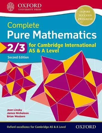 Complete Pure Mathematics 2 & 3 for Cambridge International AS & A Level cover