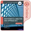 Oxford IB Diploma Programme: Oxford IB Diploma Programme: IB Mathematics: analysis and approaches Higher Level Enhanced Online Course Book cover
