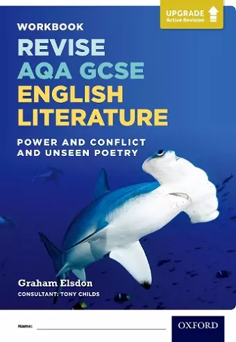 Revise AQA GCSE English Literature: Power and Conflict and Unseen Poetry Workbook cover