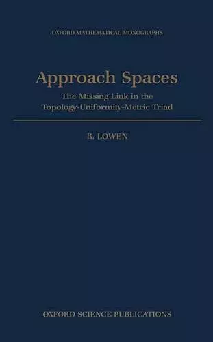 Approach Spaces cover