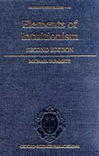 Elements of Intuitionism cover