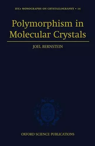 Polymorphism in Molecular Crystals cover