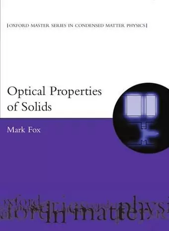 Optical Properties of Solids cover