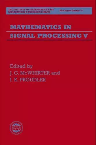 Mathematics in Signal Processing V cover