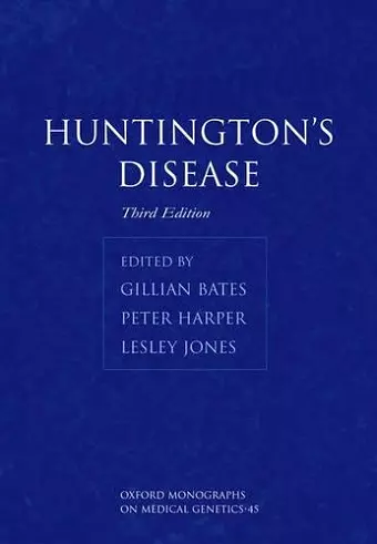 Huntington's Disease cover