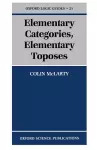 Elementary Categories, Elementary Toposes cover