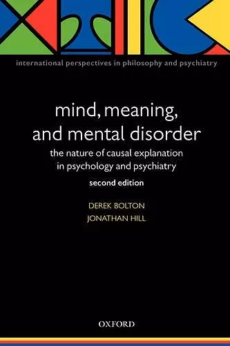 Mind, Meaning and Mental Disorder cover