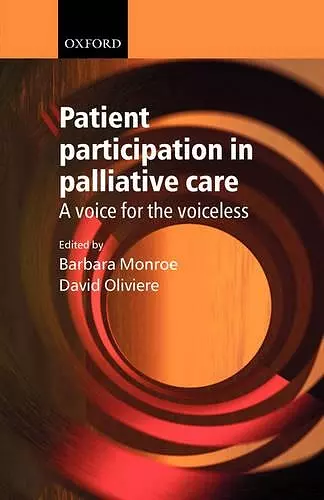 Patient Participation in Palliative Care cover