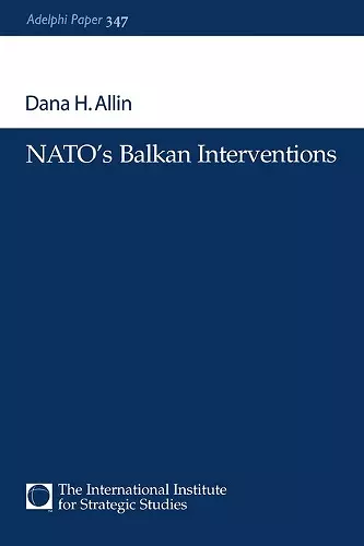 NATO's Balkan Interventions cover