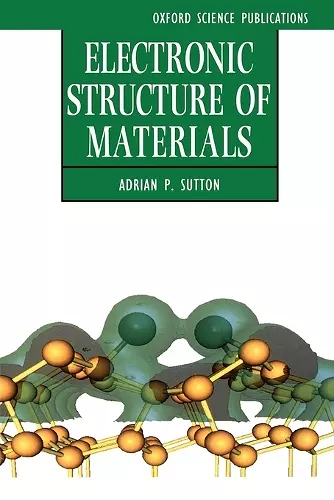 Electronic Structure of Materials cover