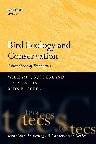 Bird Ecology and Conservation cover