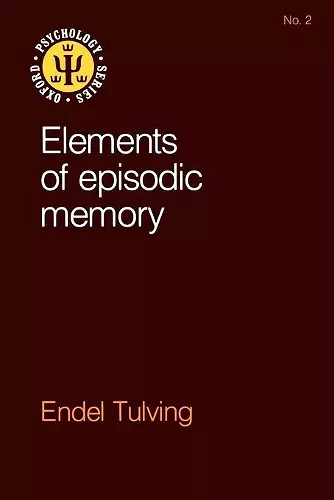 Elements of Episodic Memory cover