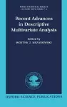 Recent Advances in Descriptive Multivariate Analysis cover