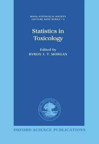 Statistics in Toxicology cover