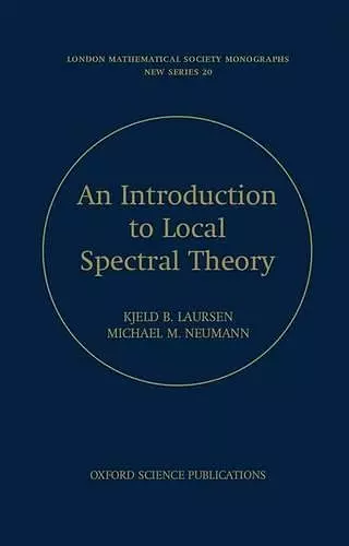 Introduction to Local Spectral Theory cover