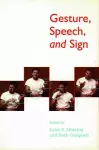 Gesture, Speech, and Sign cover