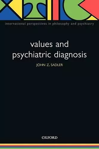 Values and Psychiatric Diagnosis cover