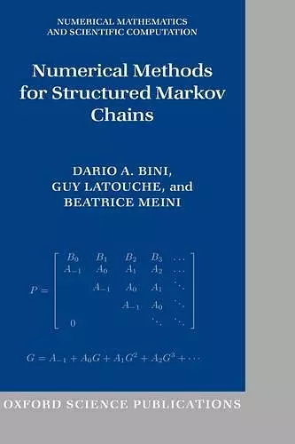 Numerical Methods for Structured Markov Chains cover