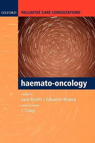 Palliative Care Consultations in Haemato-oncology cover