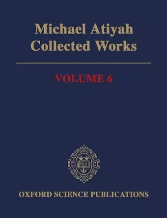 Michael Atiyah Collected Works cover