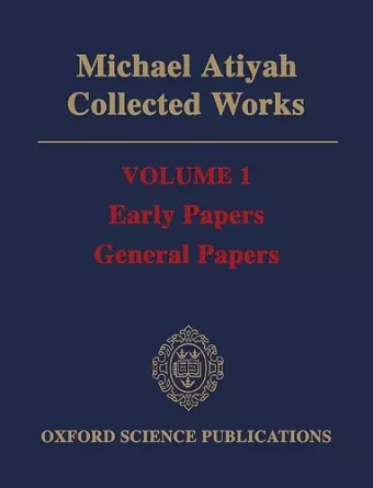 Michael Atiyah Collected Works cover