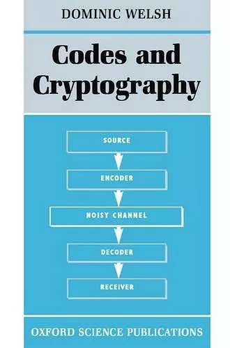 Codes and Cryptography cover