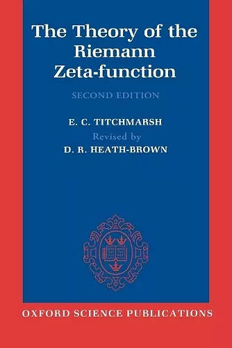 The Theory of the Riemann Zeta-Function cover