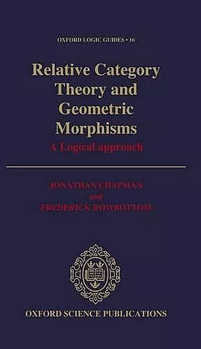 Relative Category Theory and Geometric Morphisms cover