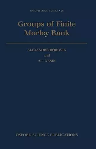 Groups of Finite Morley Rank cover