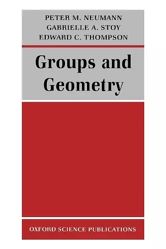 Groups and Geometry cover