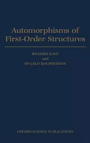 Automorphisms of First-order Structures cover