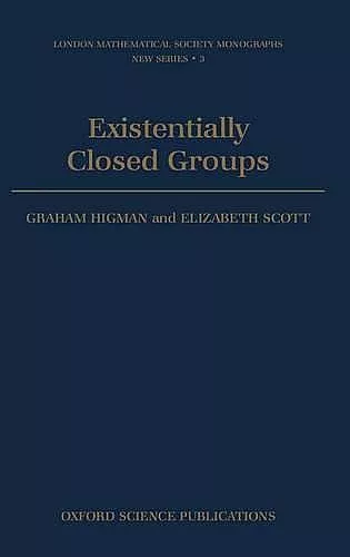 Existentially Closed Groups cover