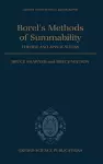 Borel's Methods of Summability cover