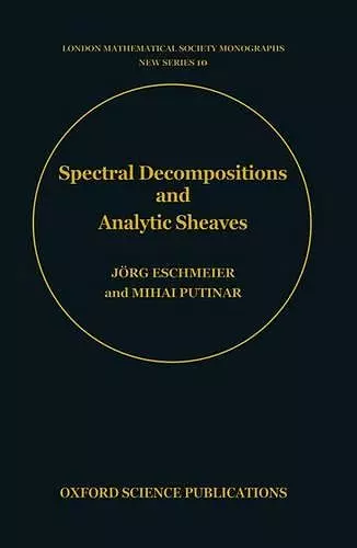 Spectral Decompositions and Analytic Sheaves cover