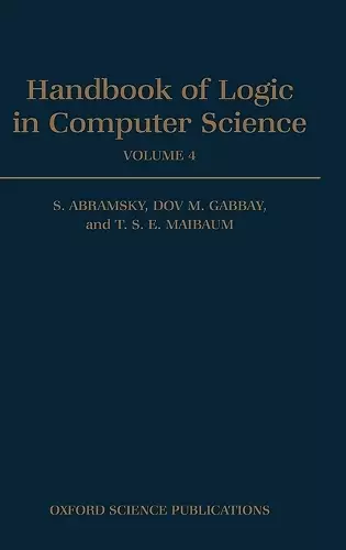 Handbook of Logic in Computer Science: Volume 4. Semantic Modelling cover