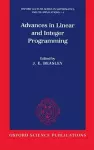 Advances in Linear and Integer Programming cover