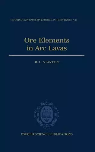 Ore Elements in Arc Lavas cover