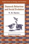 Dunnock Behaviour and Social Evolution cover