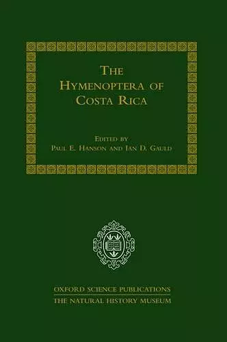 The Hymenoptera of Costa Rica cover